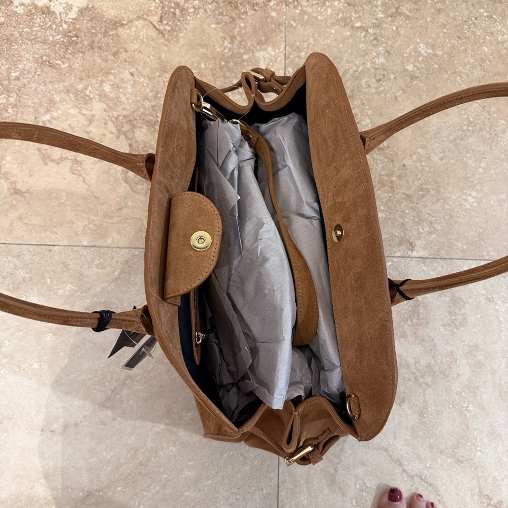 Claudia Firenze TikTok Viral 
Suede Camel bag TjMaxx Marshalls - Picture 5 of 6